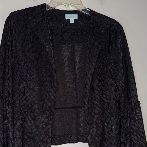 Veronica M Black Lightweight Shimmer Jacket - Picture 6 of 11